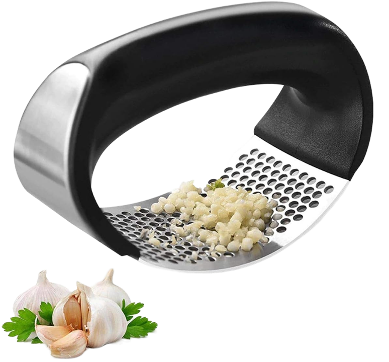 Espremedor Amassador de Alho em Aço Inox