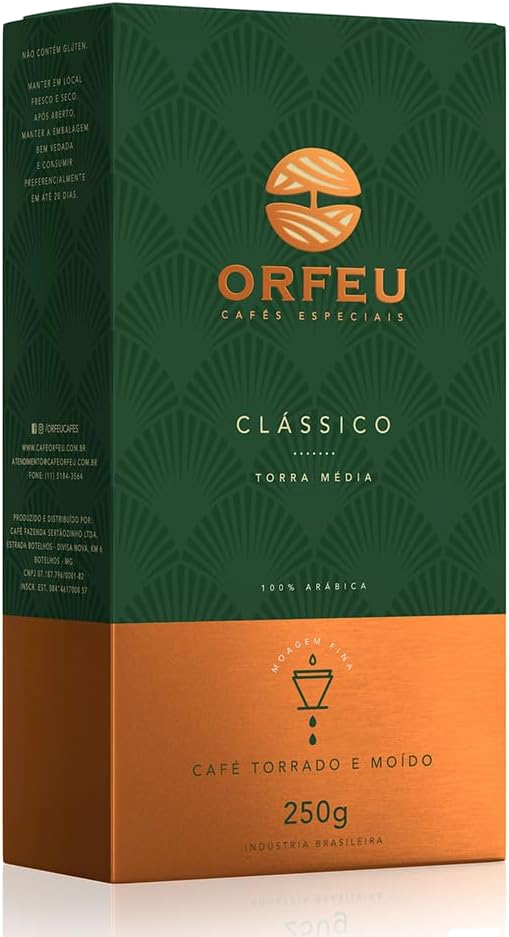 Orfeu Café Clássico Torrado e Moído 250 g