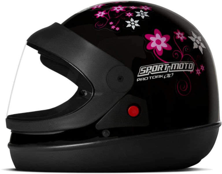 Capacete Pro Tork Sport Moto For Girls Preto — Tamanho 58