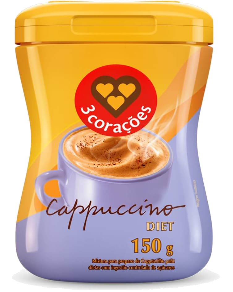 3 Corações Cappuccino Diet 150 g