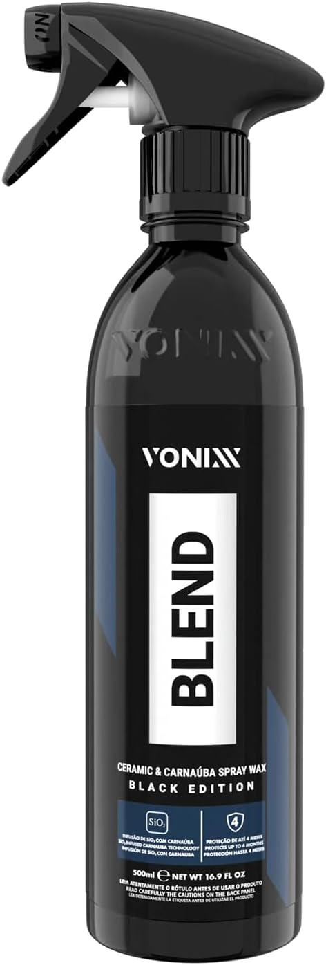 Vonixx Blend Ceramic e Carnaúba Spray Wax Black Edition