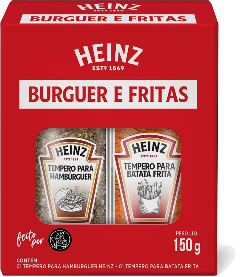 Heinz Kit Temperos para Hambúrguer e Batata 150 g