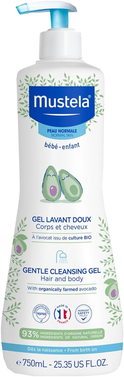 Mustela Gel Lavante Suave Corpo e Cabelo 750 ml