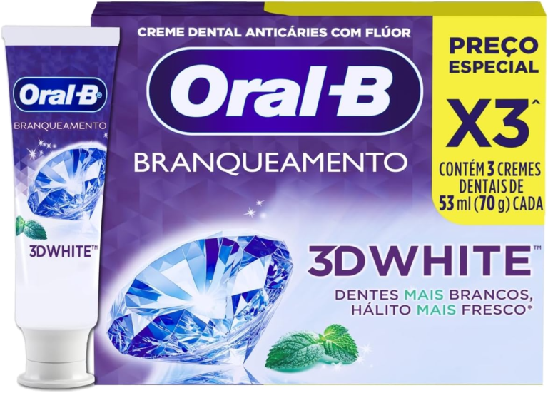 Oral-B 3D White Brilliant Fresh Creme Dental 3 x 70 g — foto 1
