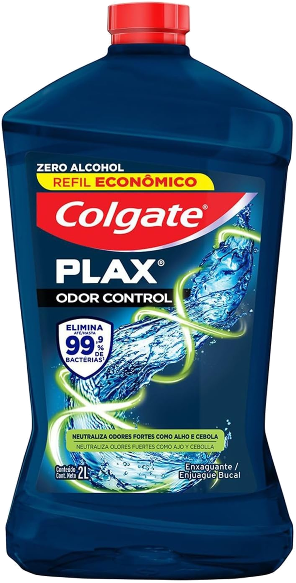 Colgate Plax Odor Control Enxaguante Bucal Sem Álcool 2 L — foto 1